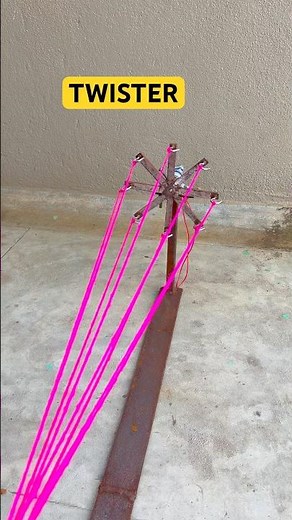 Rope twister machine #dcmotor #experiment #inventiontech