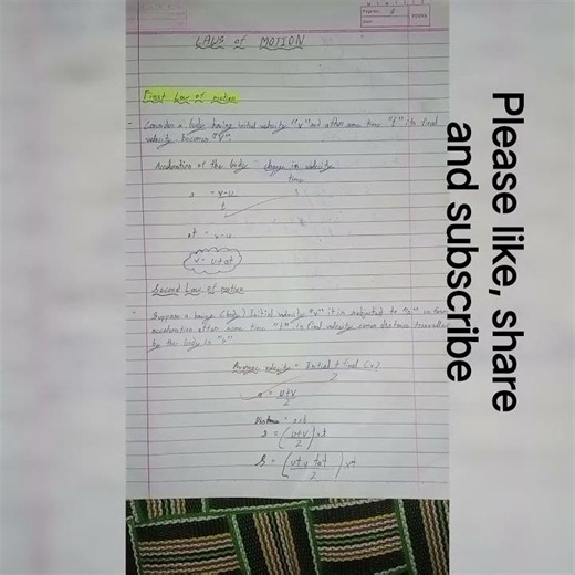 class 9th physics law of motion
