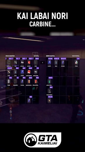 Kai labai nori carbine 😭 GTAKaimeliai.lt #fivem #gtakaimeliai #lietuva #roleplay #lietuviskai #RP #gta5
