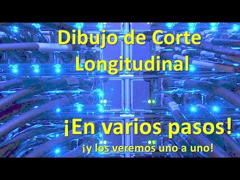 10 pasos para los cortes longitudinales En AutoCAD.