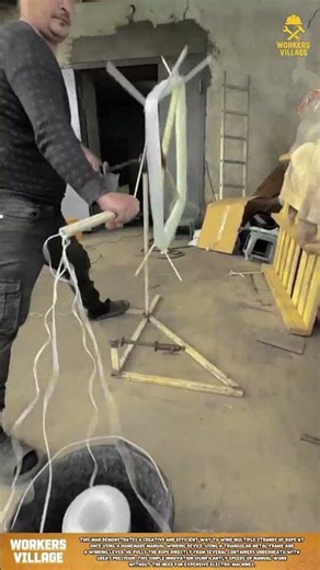 DIY Giant Rope Making Machine | Innovative Manual String Twister
