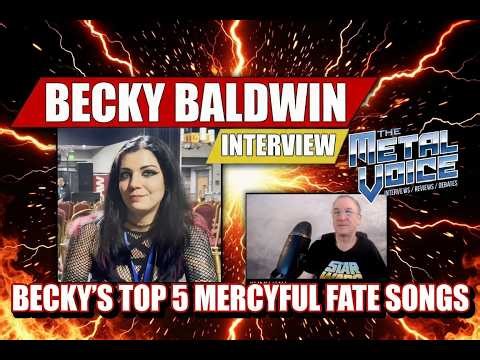 Becky Baldwin's TOP 5 MERCYFUL FATE SONGS, New Album? Joining Band, Her Roots & FACE BLINDNESS