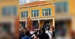 BLM protesta frente a restaurante de balsero cubano en Kentucky