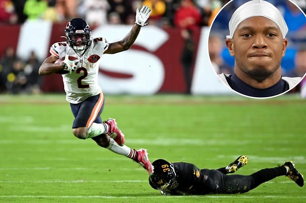 Bears’ DJ Moore hospitalized after ‘MNF’ win over Commanders