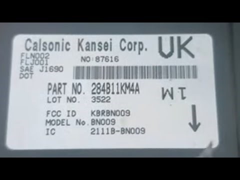 2013 Nissan Juke BCM location and removal