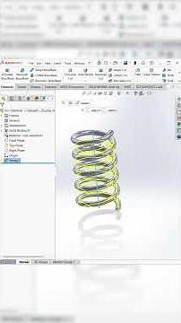 two way to create spring in solidworks