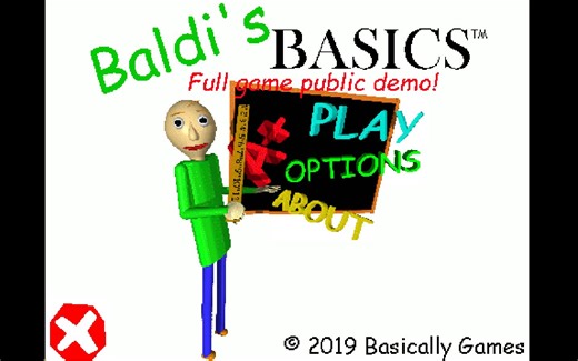 【Baldi's Basics Demo】当你用修改器玩Baldi's Basics Demo时