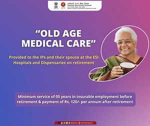 14 reactions | Under the ESI Scheme, Old Age Medical Care is provided...