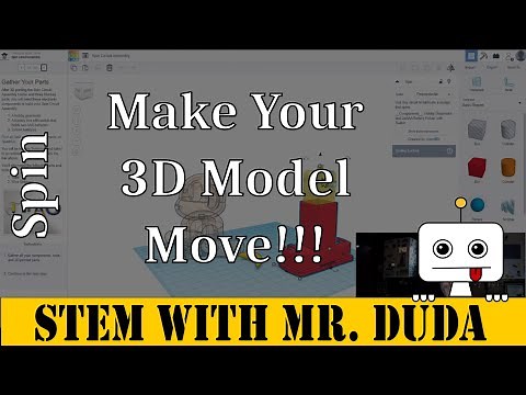 Spin Circuit Assembly Tutorial in TinkerCAD 3D
