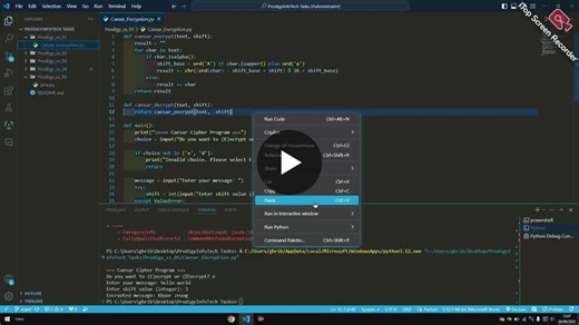 How to build a Python Caesar Cipher program | Ghribi Oussama posted on the topic | LinkedIn