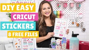 Cricut Print Then Cut Stickers Tutorial | Sweet Red Poppy