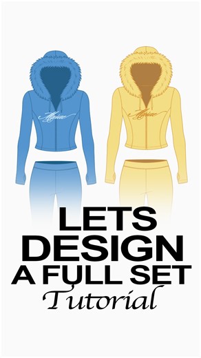 @tchpack on Instagram: "How to design a set 😆 #mockupdesign #clothingbrand #techpack"