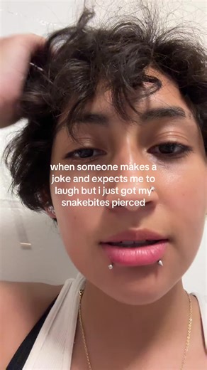 snakebites braces = 😔 #snakebites #piercings #joke #braces #foryoupage