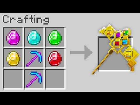 Minecraft, But You Can Craft An Infinity Pickaxe...