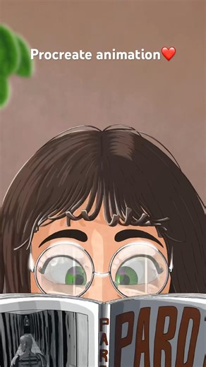 Short animation clips!!❤️ #procreatedreams #procreate #animation #anime #drawing #digitalart