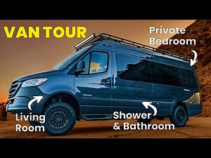 A Private 1br Apartment on a Mercedes 170 Sprinter | Van Tour