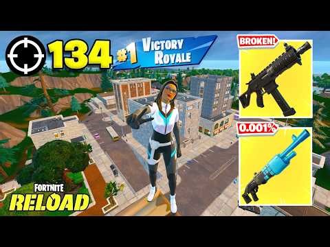 134 Elimination Solo "RELOAD” Gameplay Wins (Fortnite Chapter 7 PS5 Controller)