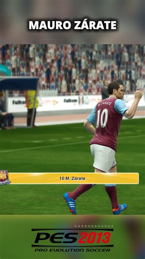 Insyuma | PES 2013. Mauro Zárate. Real ones remember... #NostalgiaGamer #NostalgiaPura #pes2011 #pes2013 #proevolutionsoccer #winningeleven... | Instagram