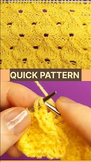 Easy Knitting Pattern in Minutes! #shorts