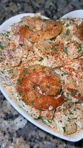 Seafood Potato Salad Recipe🔥 Use promo code “PREGGO” for 30% off seasonings, garlic butter and e-cookbooks🎊 The website is www.cuttinupwithbae.com and the FULL RECIPE is on my YouTube @ Cuttin Up With Bae✨ | Chef Bae