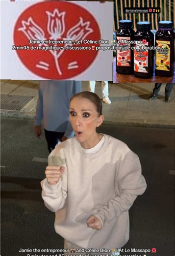 Céline Dion soutient Massapo : discussion et proposition de collaboration