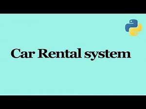 Car Rental System || Python Mini Projects || CSE Minor Projects