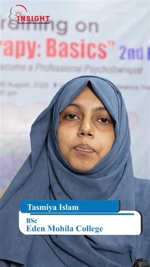 15 reactions | Training on "Psychotherapy:Basics" (Batch-2), Participant's Review... #insight #training #psychotherapy #psychology #psychiatry #CareerDevelopment #Batch2 | INSIGHT Psycho-social Care and Research | Facebook