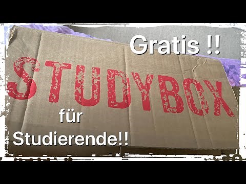 Meine ersten Studyboxen kamen an! Für Studierende, nur Versand