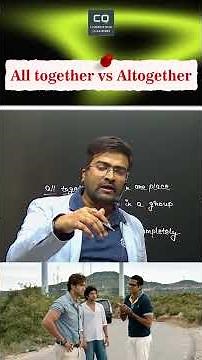All together vs Altogether | Error Detection | #ytshorts #youtubeshorts #english
