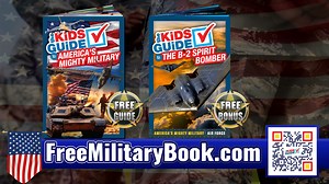 🇺🇸 🪖Ignite your child’s pride in our heroic military! With The Kids Guide to America’s Mighty Military and The Kids Guide to the B-2 Spirit Bomber, they’ll discover the courage, strength, and sacrifice of our military. These two free guides spark respect and understanding, connecting kids to the brave men and women who protect our freedom and keep us safe every day. | The Kids Guide