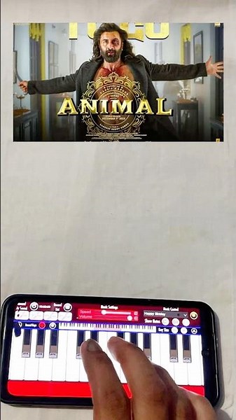 Animal movie song piano #shorts #piano