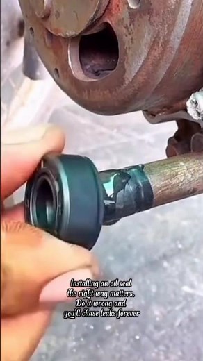 Install Oil Seals Right to Stop Leaks #DIYMechanic #AutoRepair #EngineTips #MechanicHacks