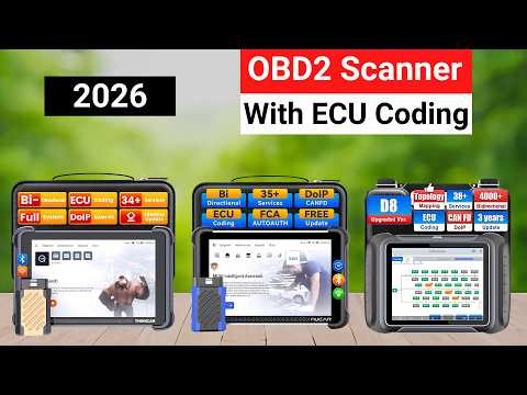 5 Best OBD2 Scanners with ECU Coding [2026] Bidirectional, All System, No Subscription, 35+ Services