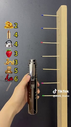 Lighters vs Matches, Which one do you think is the best？#satisfying#experiment