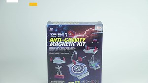 12 in 1 Anti Gravity Magnetic Levitation Science Experiment Kit Magnet Educational Game Toy Physics Learning Kit for Kids