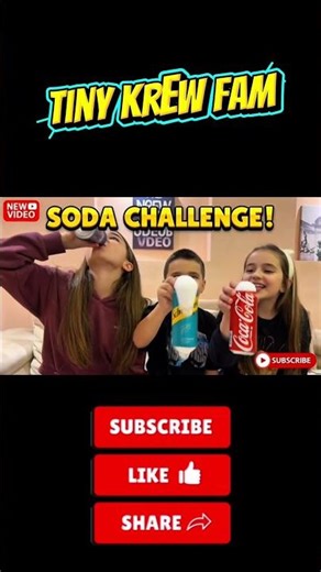 New Video TINY KREW FAM👧🏻👶👧🏻 #kidschallenge #funkids #familyfriendly #tinykrewfam #kids #family