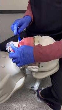 Tooth brushing and flossing demo