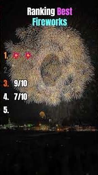 Ranking the Most Spectacular Fireworks Displays Ever!🎆🔥