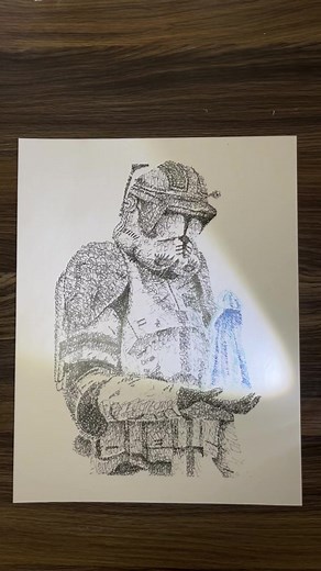 Clone Trooper Drawings - Nakin and Skeleton Drawing