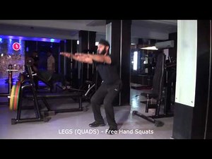 LEGS (QUADS) - Free Hand Squats