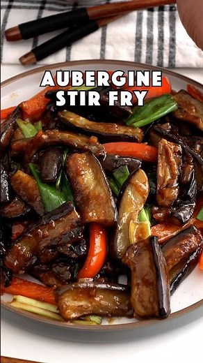 The best Aubergine stir fry you’ll make at home #shorts #recipe