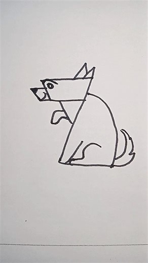 mirip kucing apa anjing, entahlah #menggambar