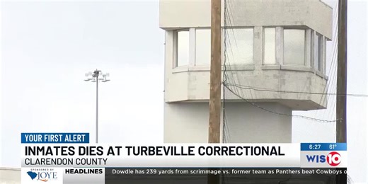 SCDC: Inmate dies at Turbeville Correctional, no foul play suspected
