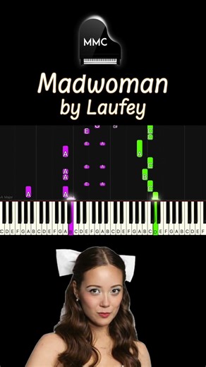 Madwoman by Laufey piano cover/tutorial + sheet music + lyrics