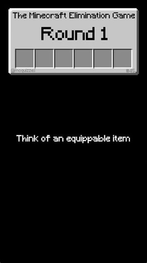 Elimination Game 45 #minecraft #quiz #games #trivia