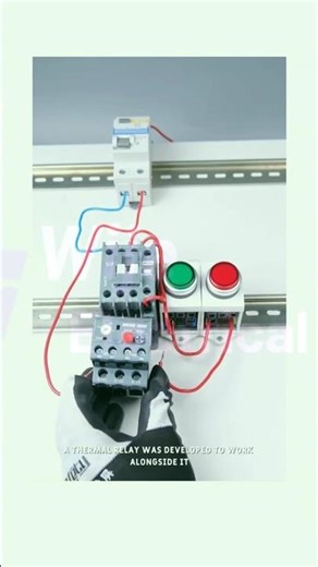 How to Wire Overload Relay with Contactor & Push Button | DOL Starter Wiring