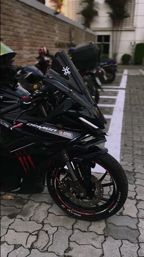 GPX Demon GR 200R 🖤🔥 | Full Black Color | Aggressive Sport Bike Look 🏍️ #GPXDemon #GR200R #GPX250