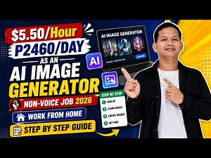 Kumita ng ₱2,460/Day Bilang AI Image Generator | Non-Voice Work From Home 2026 (Step-by-Step Guide)