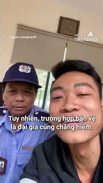 CĐM hú hồn khi thấy chú bảo vệ tự mở cửa bước vào một căn biệt thự #shorts