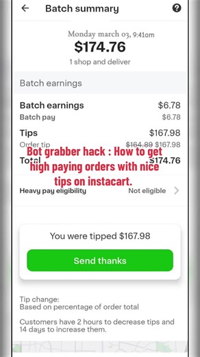 How To Get Higher Paying Orders On Instacart